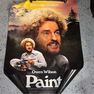 Paint Owen Wilson Bob Ross Movie 2023 Movie Poster